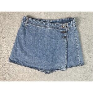 Vintage Levis Jean Shorts Skirt 36980-6120 Womens 10 Medium (28x3.5) Blue